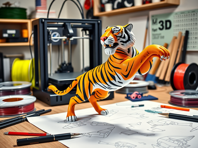 3d print tiger flexy